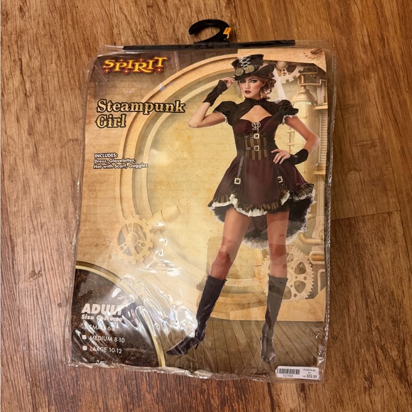 Spirit Halloween Steampunk Girl Adult Costume Size Small - Picture 2 of 10